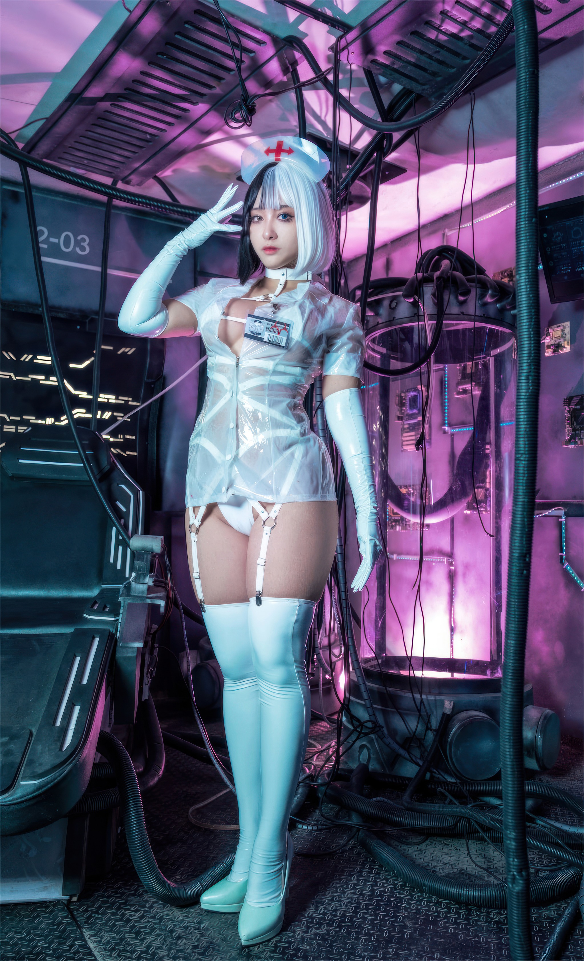 洛璃 LoLiSAMA - NO.054 透明护士[37P]-XikXak